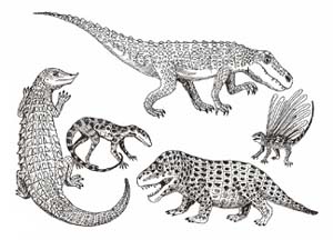 triassic early reptiles