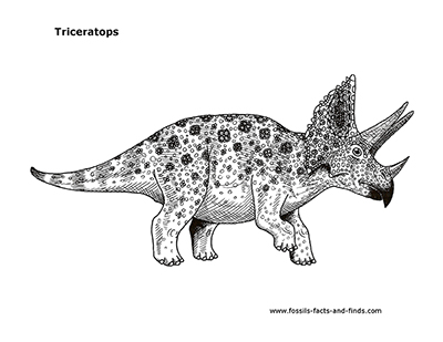 8800 Top Dinosaurs Fossils Coloring Pages Pictures