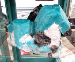 amazonite and smokey quartz from Lake George, Colorado