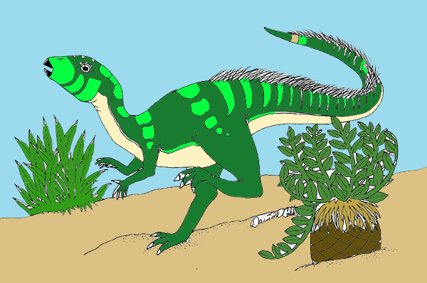 Dryosaurus Drawing